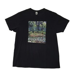 Roly Claude Monet Giverny Normandie Art Graphic T-Shirt Black XL